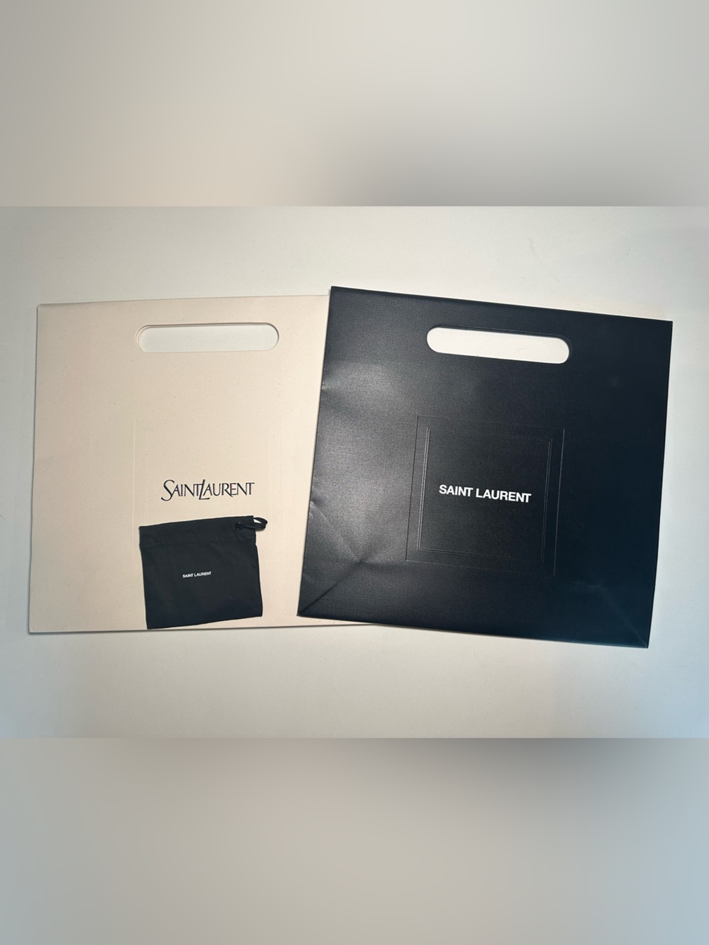 YSL Boutique Shopping Bags & Pouch (Yves Saint Laurent)